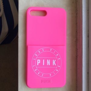 victoria secret PINK iPhone 7+/8+ rubber case